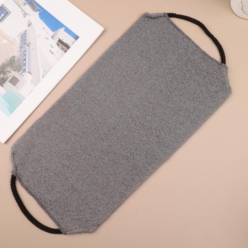 1Pc Exfoliating Bath Towel Scrubber Belt Bath Stretchable Full Body Washcloth Super Absorbent Towel Bathroom Supplies