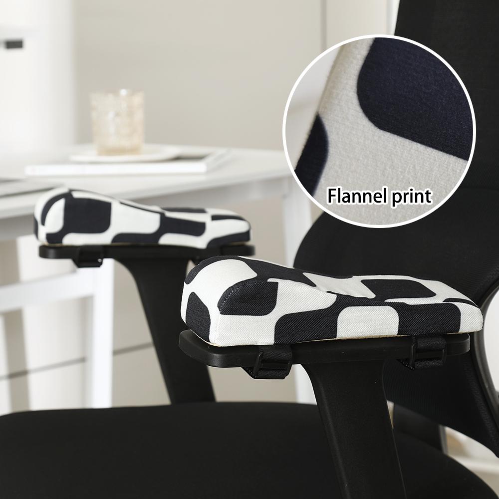 

Напечатанная подлокотник для офисного игрового кресла, подушка для локтя, удобная поддерживающая подушка, внутренний сердечник из пенополиуретана, подушка для дивана, коврик для подлокотника