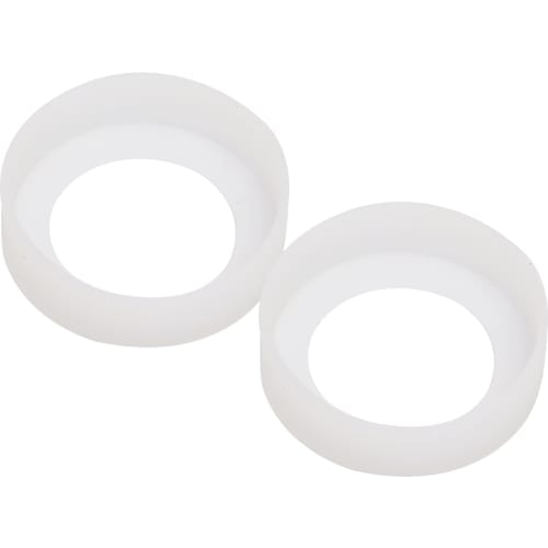 Silicone Bottom Caps for Vacuum Insulated Mobile Mug/Water Bottle, Protective Cover, Non-Slip, Noise and Scratch Preventive, 65mm Clear, Set of 2, for