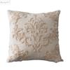Funda de Cojín Bordada con Hilo de Cuerda Euro Beige Decoración del Hogar Lino Algodón Estilo Boho Funda de Cojín Étnica 50x50cm Cojín