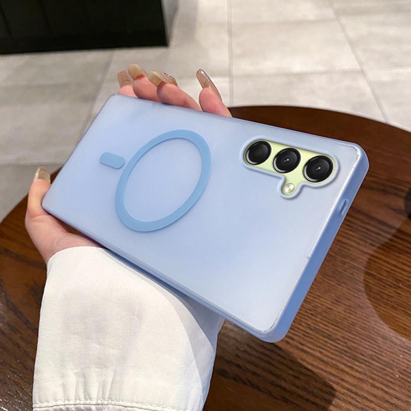 For Samsung Galaxy A16 4G/5G Magnetic Case Frosted PC Phone Cover