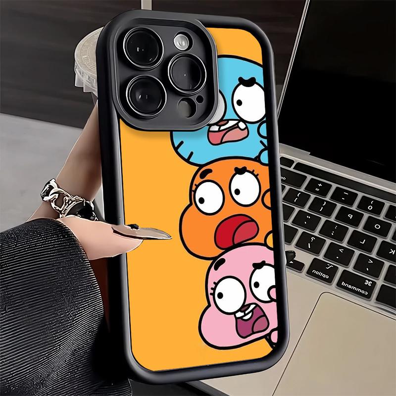 Phone Case for iPhone 17 Air 16E 15 16 Pro Max A-Amazings G-Gumballs Cover 14 Plus 13 12 Mini Soft Shell Silicone Fundas