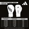 Adidas Boxing Gloves Combat 50 ADIC50TG Adidas Boxing Gloves Sparring Gloves Kickboxing FLX3.0 // (12oz, Blue)