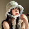 Summer Beach Sun Straw Hats for Women Wide Brim Packable Travel Bucket Hats UPF 50+