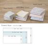 Kosugizen Bath Towel Pastel Cross 3 Colors 1 Piece Each 60 X 120 Cm Thin Type That Dries Quickly Great Value Set of 3 SV-608-3