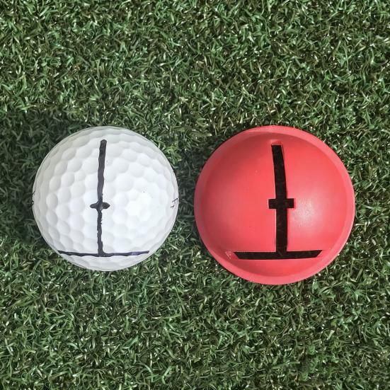 3Pcs Golf Ball Alignment Tool Impact Ball Liner Stencil Accurate Putter Face Target Line Precision Putting Aid