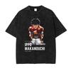 Anime MMakunouchi IIppo Tshirts Oversized Vintage Washed HHajime No Ippo T Shirt Manga The FFighting T Shirt for Man Cotton