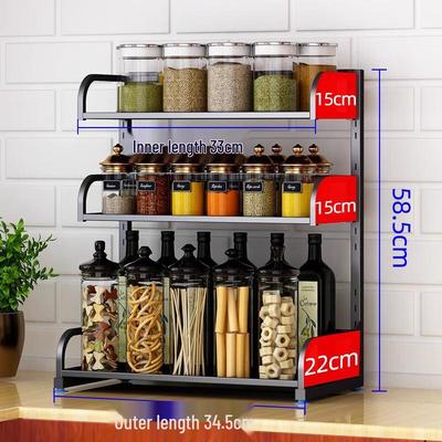 Yunshuang Stainless Steel Multi-tier Kitchen Storage Rack