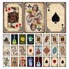 Poker Shabby Vintage Posters Music Piano Guitar Metal Plate Tin Sign Different Style Wall Decor Iron Painting Poker Decor Art