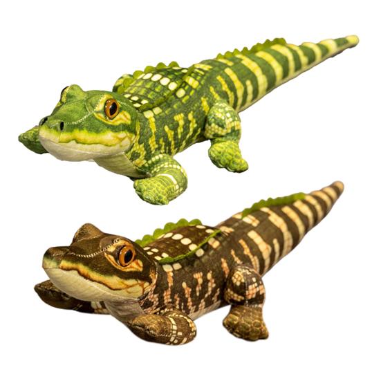 50/70CM Plush Toy Realistic Crocodile Stuffed Animal Soft Plushies Dolls Collection Huggable Throw Pillow Cushion Gift for Kids Children Boys Girls