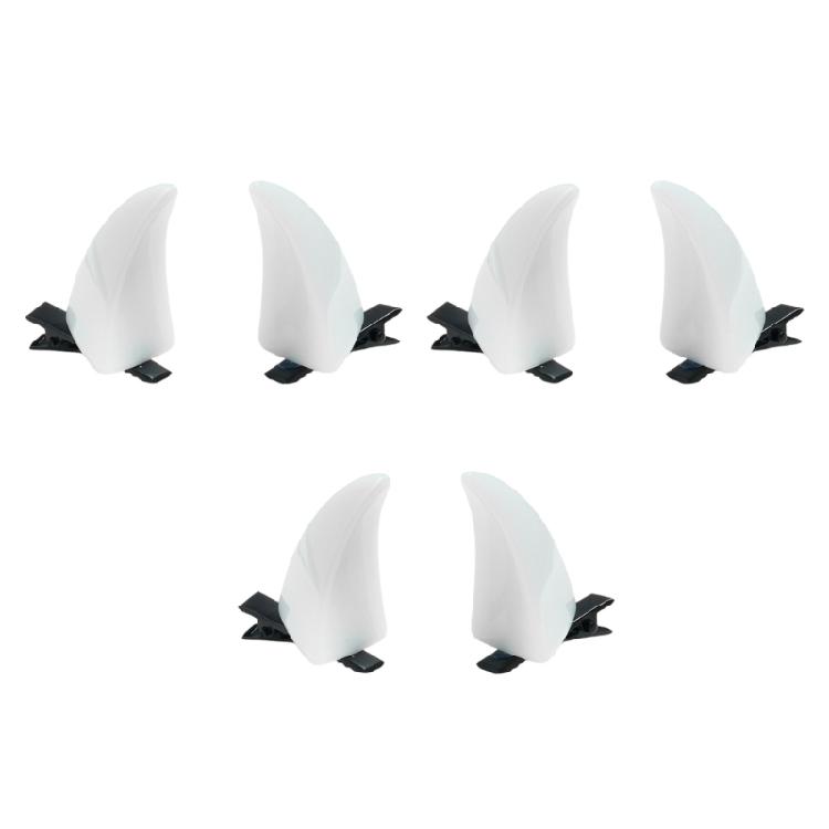 3Pairs Devil Horn Barrette For Gothic Costume Event Gathering Hair Styling Accessories Headpiece For Masquerades Party