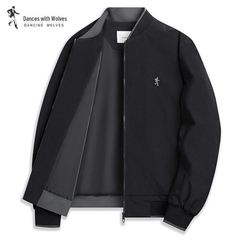 

Men s Fine Plaid Baseball Collar Jacket L (175)