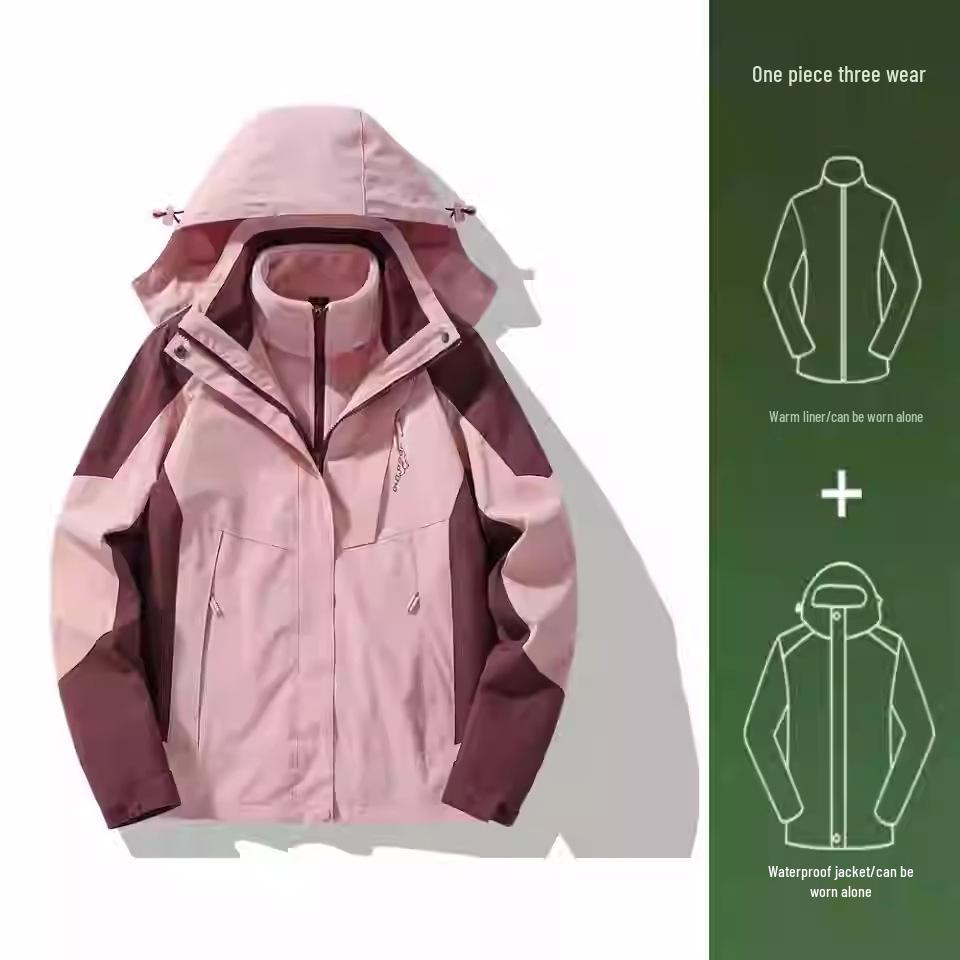 NASA 2024 Men's & Women's Petite Windproof Windbreaker - Stylish Autumn/Winter Jacket for Outdoor Mountaineering