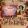 2D Acrylic Princess Advent Calendar 24 Days Christmas Countdown Calendar Blind Box Gift For Anime Fans Holiday Collection