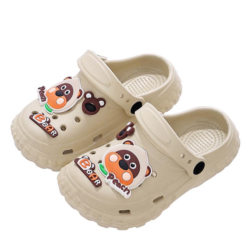 Children's Slippers with Soft Cushioning, Girls' Summer Cartoon Cute Non-Slip Indoor Bath Soft Sole Slippers, Baby Slippers