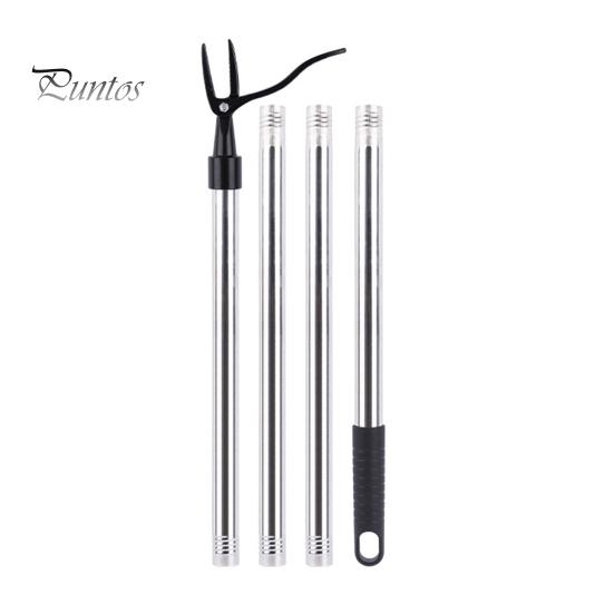 Detachable Weed Puller Set Stand Up Weeding Tool Metal Heavy Duty Weed Remover with Long Handle And Claw for Gardens Lawns