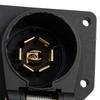 Round 7-Way 7 Pin Connector Male & Female Plug Socket Adapter for n Style RV Trailer Truck 6-24V