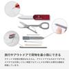 Victorinox Schweizer Taschenmesser mit Swiss Classic durchsichtigem Kugelschreiber, kompakt und klein, Karte, Rot, Multifunktions-Schreibwaren, Schere, Stift, Swiss-Made