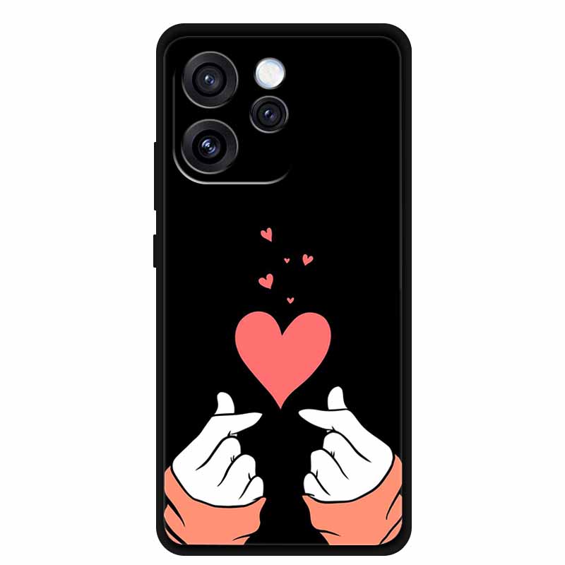 Phone Case for Oppo Reno15 Soft TPU Silicone Cover for OPPO PLW110 6.32" Black Case For Oppo Reno 15 5G Fashion Cool Coque Shell