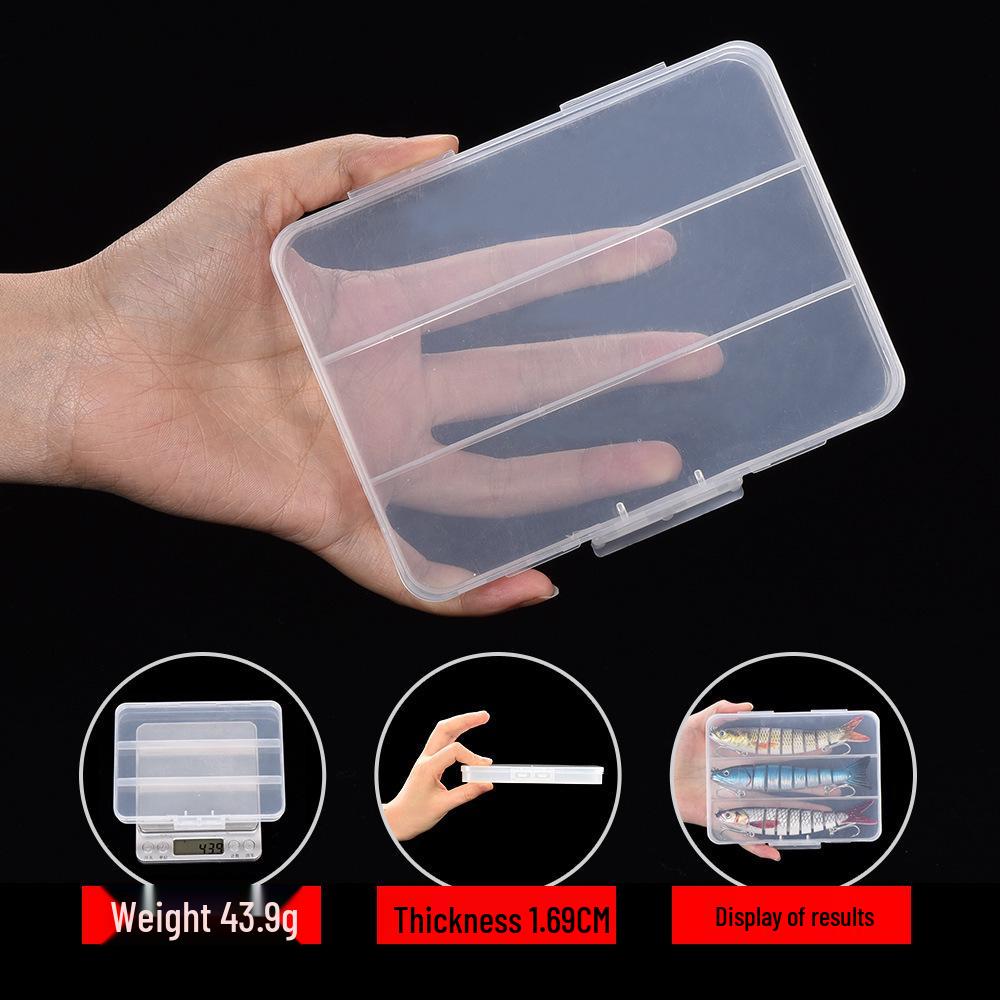 Transparent PP Plastic Fishing Tackle & Lure Storage Box