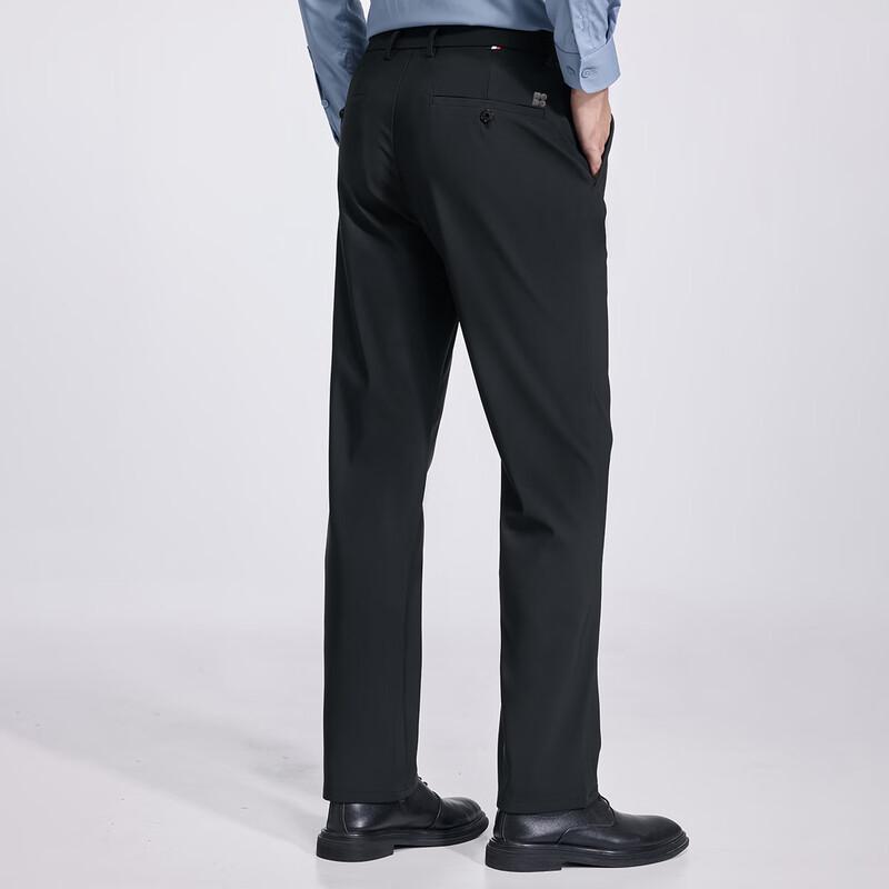 Hodo Men's Autumn/Winter Easy-Care Commuter Trousers