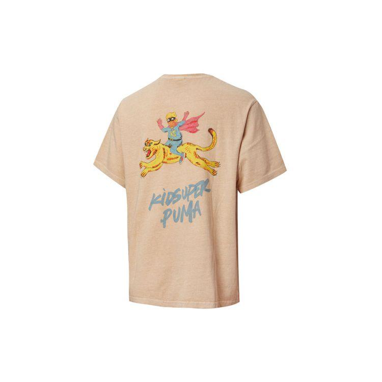 Puma X KS Short Sleeve T-Shirt Men Tops Peach 598465-12