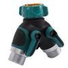 Garden Hose Splitter 2 Way 3 4in Male Female Thread Tap Y Type Watering Connector Distributor for Outdoor Faucet