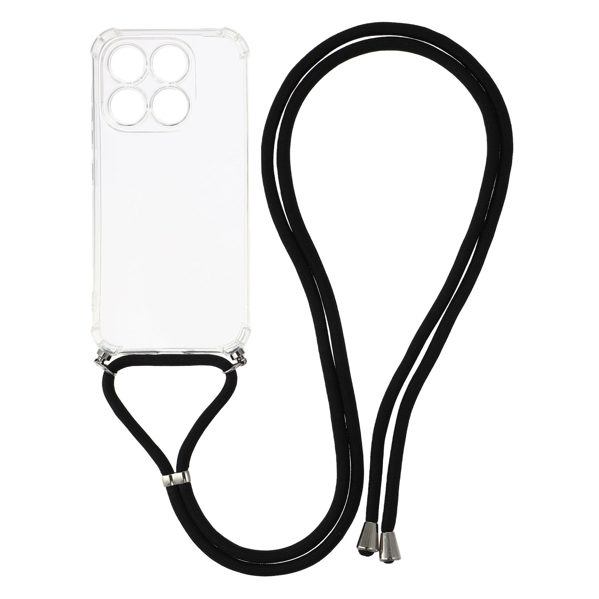 

For Xiaomi 17 Case Reinforced Corner TPU Clear Phone Cover with Lanyard
