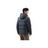 Anta Solid Color Zipper Hooded Versatile Casual Simple Down Jacket Men Outerwear 952547901-4