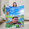 Mellstroy Warm Soft Blanket  Camping Plush Bedding Throws Novelty Couch Chair Flannel Bedspread Sofa Bed Cover