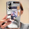 Case for Vivo Y56 5G,Y16,Y15s,Y15A,Y01 Trending Big Window Cover Mirror Phone Casing