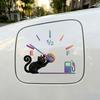 Auto Kraftstofftank Aufkleber Wasserdicht Lustig Auto Tankdeckel Sticker Cartoon Katzen Hunde Auto Tankanzeige Aufkleber für die meisten Fahrzeuge LKW SUVs