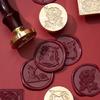 Castles Wax Seal Stamp Decorative Seal Plant Sealing Wax Stamp Brass Head for Wedding Scrapbooking Decoration