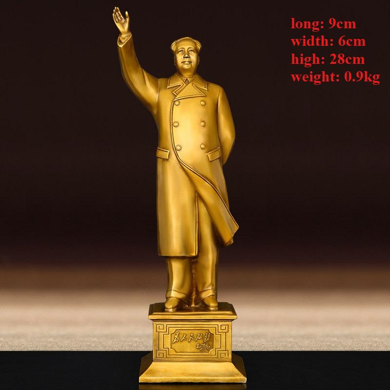 Pure Copper Bronze Statue Decoration Brass People Portrait Home Living Decoration Crafts