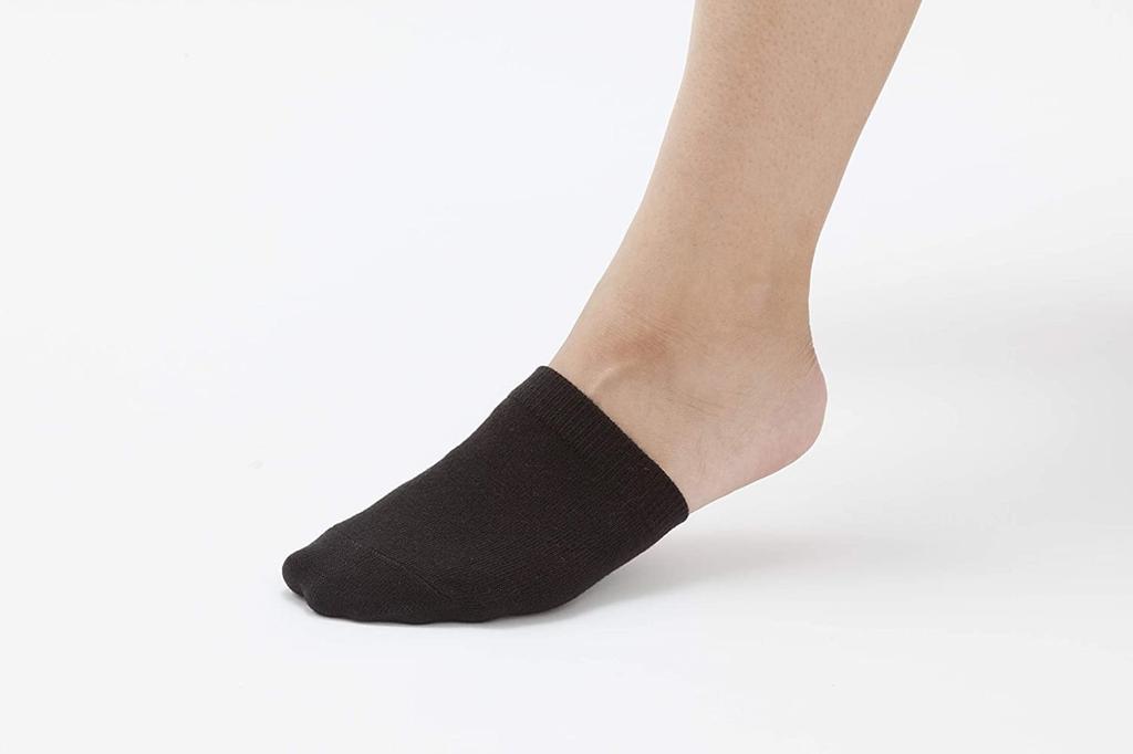 Mysterious Toe Inner Socks to Keep Your Feet Specially Designed for Cold One Size Fits Kobayashi Pharmaceutical Kiribai's Warm, Toes, All, Black,