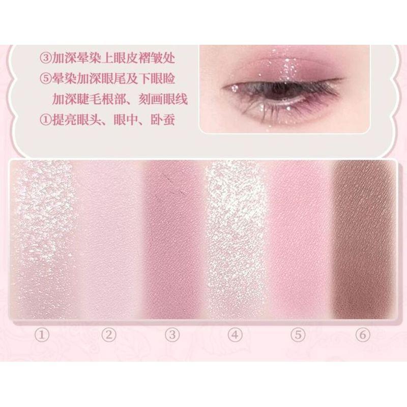 GOGO TALES - Sweet Ballet Soft Mist Eyeshadow Palette - 6 Colors
