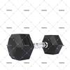Zhong Bi Sheng Hexagonal Rubber Coated Dumbbells