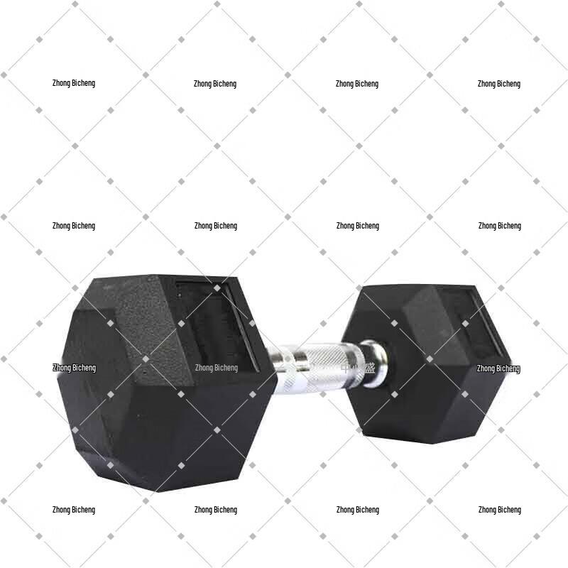 Zhong Bi Sheng Hexagonal Rubber Coated Dumbbells