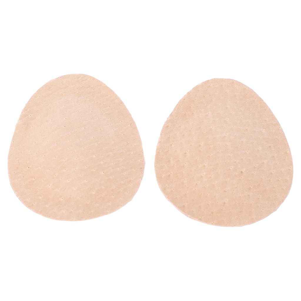 3 Pairs Cushioned Metatarsal Pads Shock Absorbing Self Adhesive Faux Leather Arch Forefoot Pads for Blisters Calluses Corns Apricot