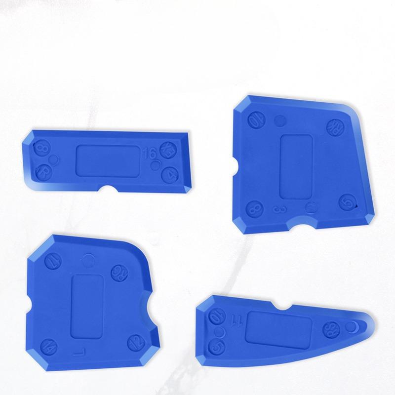 

4-Piece Silicone Caulking Tool Set - Versatile, Easy Clean-up, & Professional Sealant Spreading