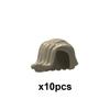 MOC City Small Particles Building Blocks Boys Girls Figures Accessories Curly Hair Beard Set Mini Bricks Toys Gifts For Kids G01