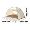 Beach Tent Sun Shelter Portable Easy Setup Anti-UV Shade Tent Beach For 3-4 Person Outdoor Camping Garden Family Picnic Fishing