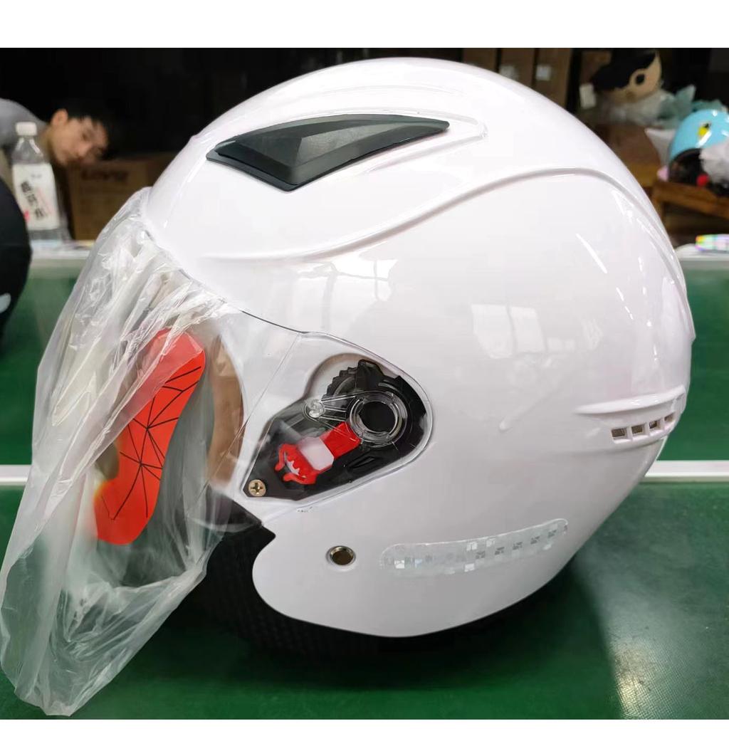 A Standard National Standard 3C Certification Motorcycle Helmet Four Seasons Electric Car Helmet Unisex Warm Half Helmet Riding