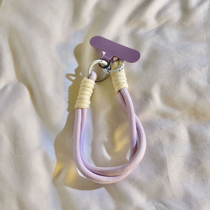 

Милый модный пастельный короткий чехол для телефона ремешок на запястье Macaron Color телефон подвеска цепочка для женщин