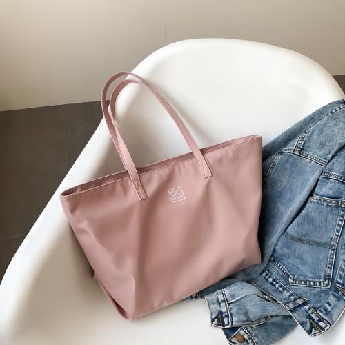 New Women'S Tote Bag | Large Capacity | Casual Canvas & Waterproof Nylon | Versatile Shoulder Bag For Class And Gym Commuter Bag