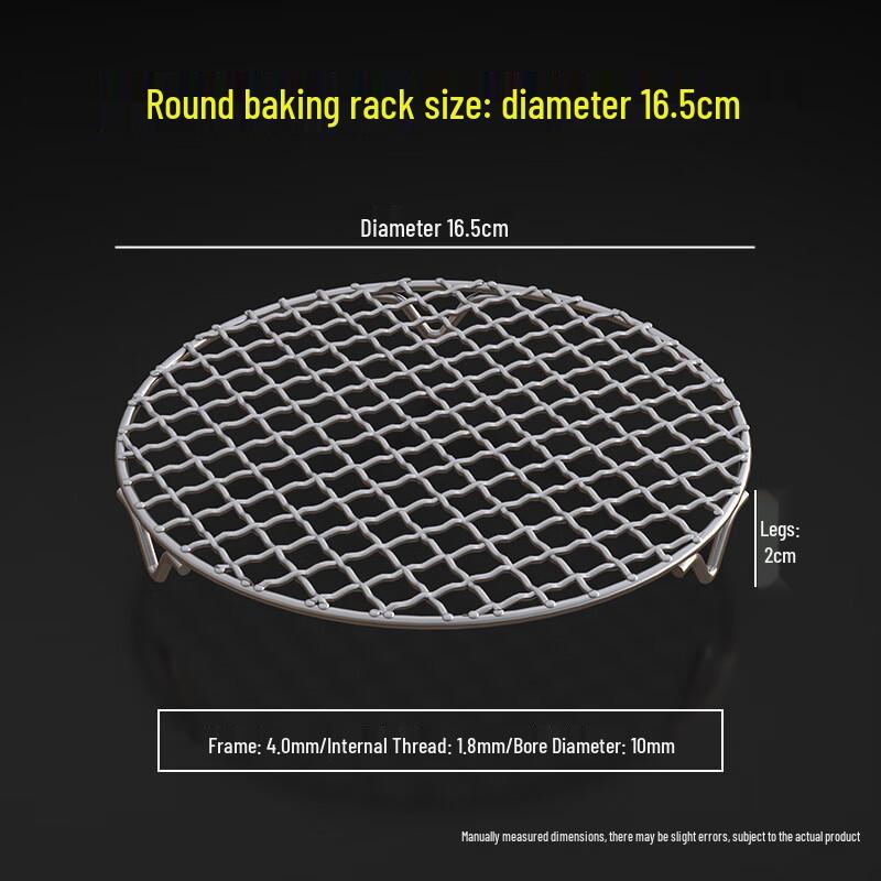 

Stainless Steel Portable Grill Net with Legs (5-Pack)