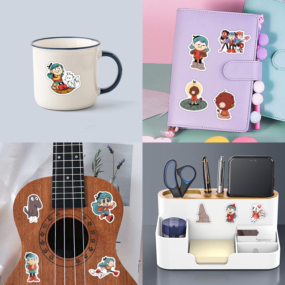 110 New Hilda Graffiti Stickers DIY Decorative Skateboard Guitar Bike Personalized Waterproof Stickers