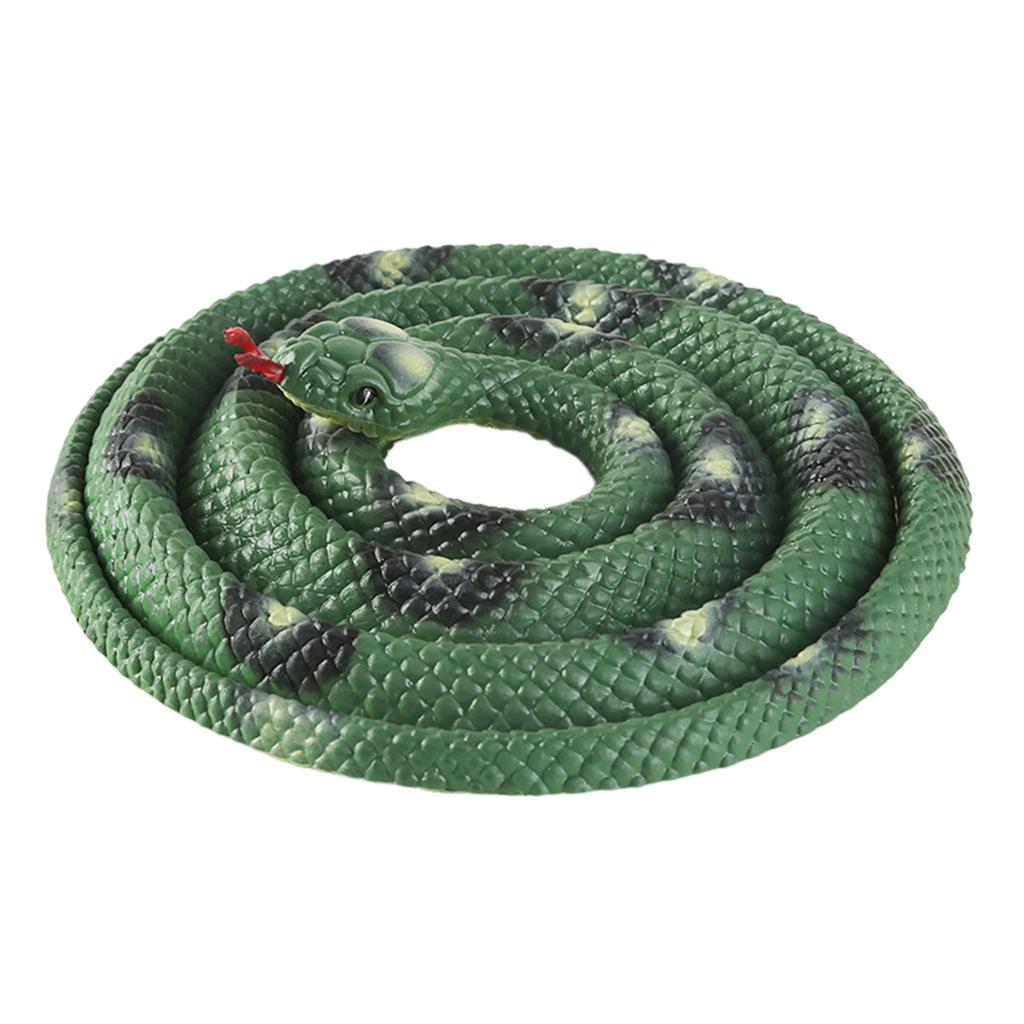 Simulation Snake Toy Garden Rubber Snakes Realistics Trick Toy For Play Pranks