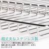 MYCARBON Over-the-Sink Dish Drainer, Antibacterial, Compact, Rust-Resistant, Stainless Steel, Extendable, Foldable, Space-Saving, Drying, and Ventilat