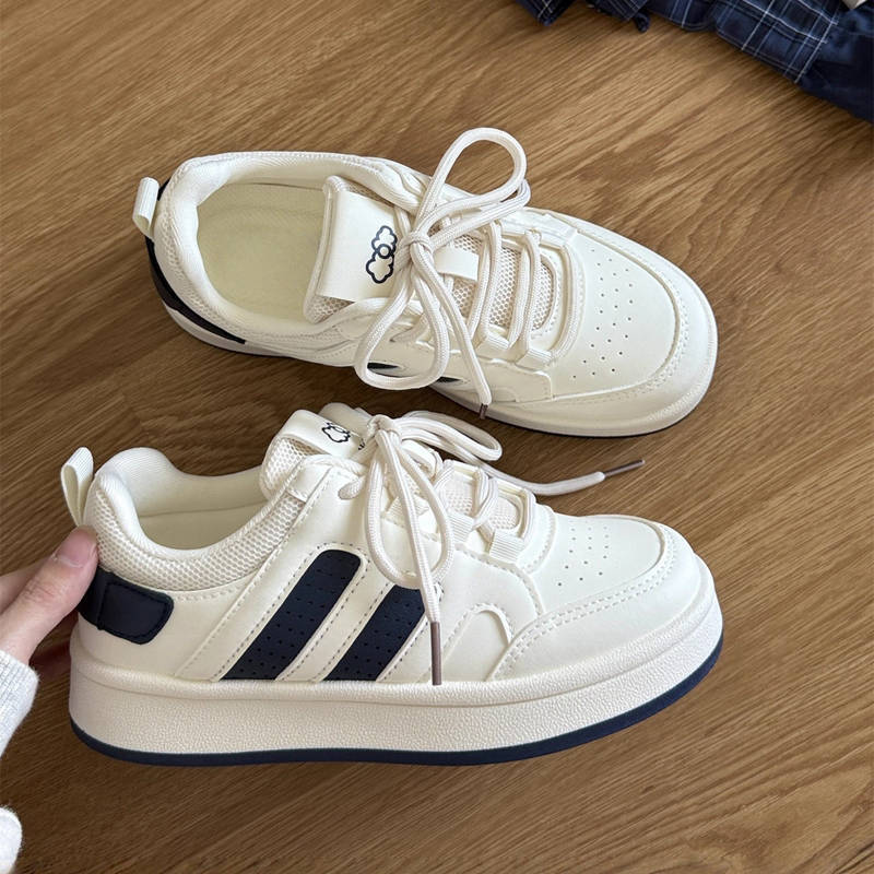 Thick-soled Women's Autumn New Casual Board Shoes Niche Shoes Women's Shoes Versatile Student Bread Shoes